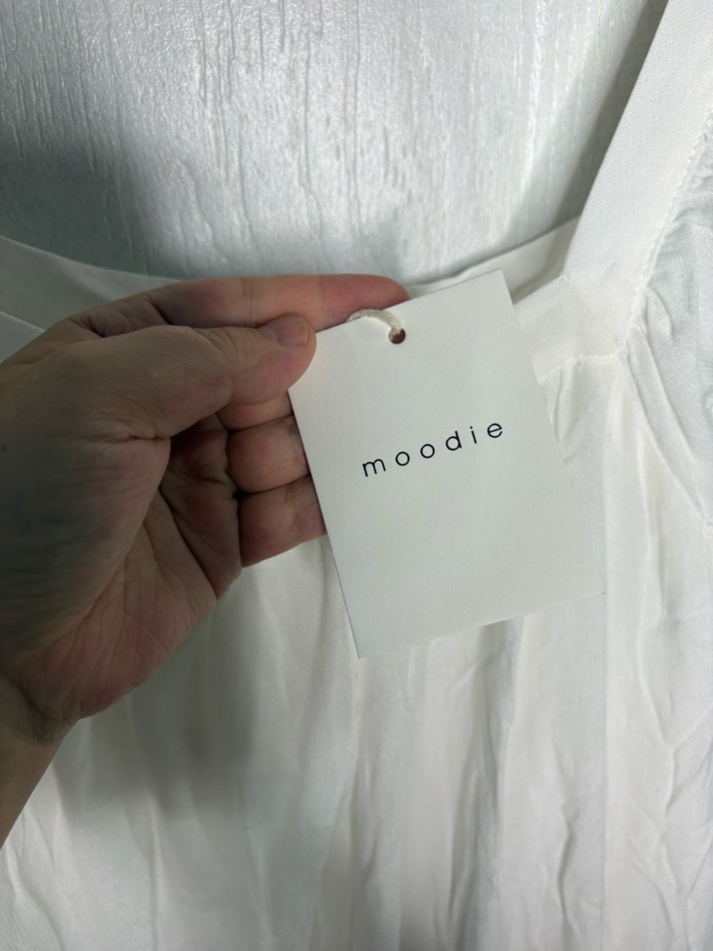 NWT Moodie color block tiered midi dress size medium - Picture 7 of 11